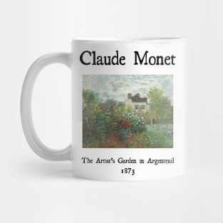 The Artist's garden in Argenteuil by Claude Monet Mug